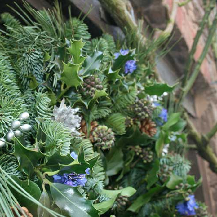 Sending A Fresh Christmas Wreath As A Gift